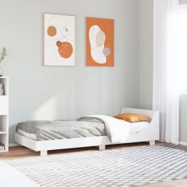 Bedframe White 75x190cm Small Single Solid Wood Pine