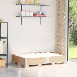VOEMERE Pallet Collar 150x100 cm Solid Wood - Pine
