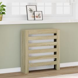 Radiator Cover Sonoma Oak 78x20x82 cm Engineered Wood