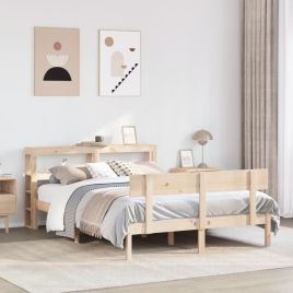 Bedframe 160x200cm Solid Wood Pine