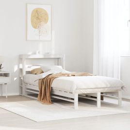 Bedframe White 75x190cm Small Single Solid Wood Pine