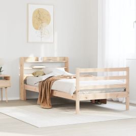Bedframe with Headboard 100x200cm