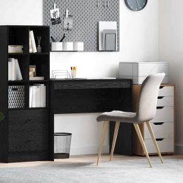 Writing Desk Black oak Engineered wood 90 x 40 x 76 cm