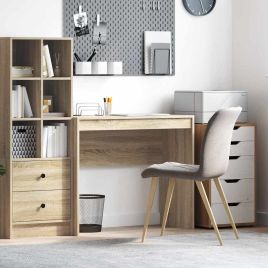 Writing Desk Sonoma Oak Engineered Wood 90 x 40 x 76 cm