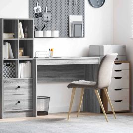 Computer Desk Grey sonoma MDF 100 x 40 x 76 cm Simple