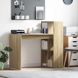 Computer Desk Sonoma oak Engineered wood Medium Computer Desk