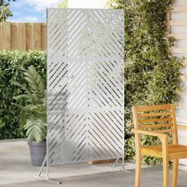 Privacy Screen 100x50x180 cm Galvanised Steel