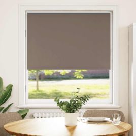Roller Blind Blackout Coffee 90x130 cm Fabric Width 85.7 cm Polyester