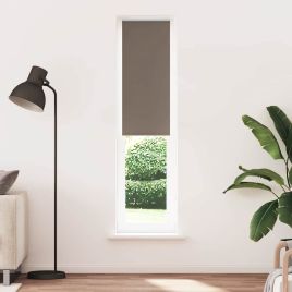 Roller Blind Blackout Coffee 55x230 cm Fabric Width 50.7 cm Polyester