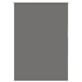Roller Blind Blackout Grey 90x175 cm Fabric Width 85.7 cm Polyester