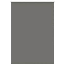 Roller Blind Blackout Grey 110x175 cm Fabric Width 105.7 cm Polyester