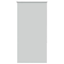 Roller Blind Blackout Light Grey 85x150 cm Fabric Width 80.7 cm Polyester
