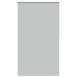 Roller Blind Blackout Light Grey 120x210 cm Fabric Width 116.6 cm Polyester