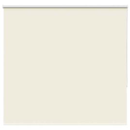 Roller Blind Blackout Off White 150x150 cm Fabric Width 146.6 cm Polyester