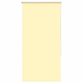 Roller Blind Blackout Yellow 80x130 cm Fabric Width 75.7 cm Polyester