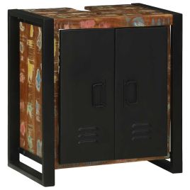 Sink Cabinet 55x35x60 cm Solid Wood Reclaimed