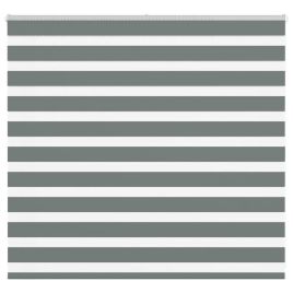 Zebra Blind Dark Grey 160x100 cm Fabric Width 155.9 cm Polyester