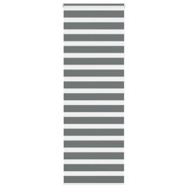 Zebra Blind Dark Grey 90x200 cm Fabric Width 85.9 cm Polyester