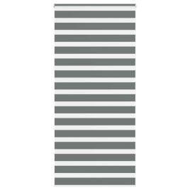 Zebra Blind Dark Grey 110x200 cm Fabric Width 105.9 cm Polyester