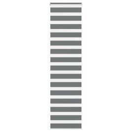 Zebra Blind Dark Grey 55x230 cm Fabric Width 50.9 cm Polyester