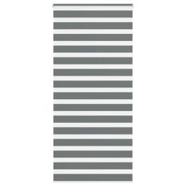 Zebra Blind Dark Grey 110x230 cm Fabric Width 105.9 cm Polyester