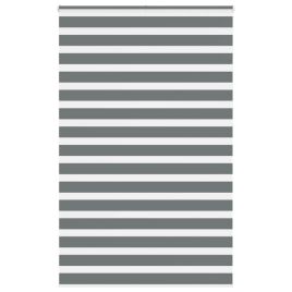 Zebra Blind Dark Grey 150x230 cm Fabric Width 145.9 cm Polyester
