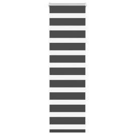 Zebra Blind Black 55x100 cm Fabric Width 50.9 cm Polyester
