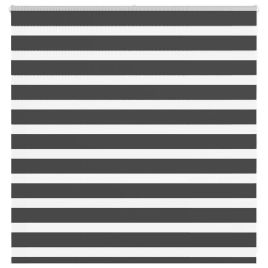 Zebra Blind Black 140x100 cm Fabric Width 135.9 cm Polyester