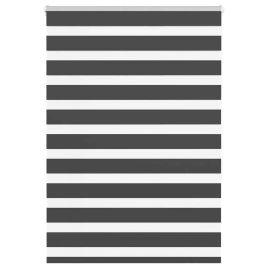 Zebra Blind Black 100x150 cm Fabric Width 95.9 cm Polyester