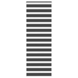 Zebra Blind Black 85x200 cm Fabric Width 80.9 cm Polyester
