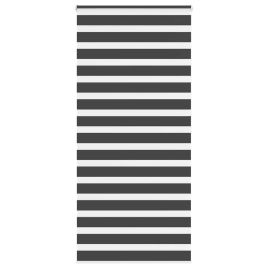 Zebra Blind Black 95x200 cm Fabric Width 90.9 cm Polyester