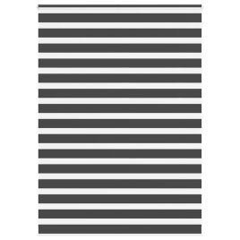 Zebra Blind Black 155x230 cm Fabric Width 150.9 cm Polyester