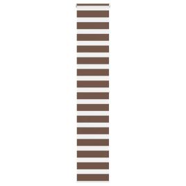 Zebra Blind Brown 50x200 cm Fabric Width 45.9 cm Polyester