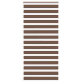 Zebra Blind Brown 110x200 cm Fabric Width 105.9 cm Polyester