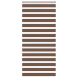Zebra Blind Brown 115x200 cm Fabric Width 110.9 cm Polyester