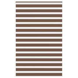 Zebra Blind Brown 145x200 cm Fabric Width 140.9 cm Polyester
