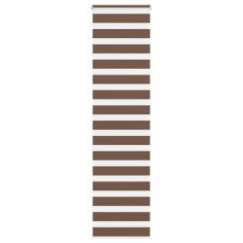 Zebra Blind Brown 60x230 cm Fabric Width 55.9 cm Polyester