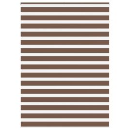 Zebra Blind Brown 165x230 cm Fabric Width 160.9 cm Polyester
