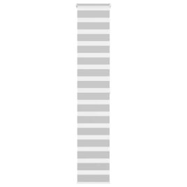 Zebra Blind Light Grey 45x200 cm Fabric Width 40.9 cm Polyester