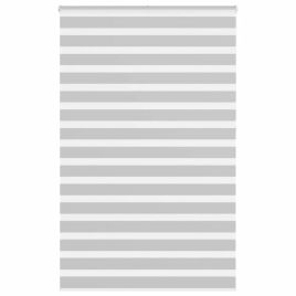 Zebra Blind Light Grey 140x230 cm Fabric Width 135.9 cm Polyester