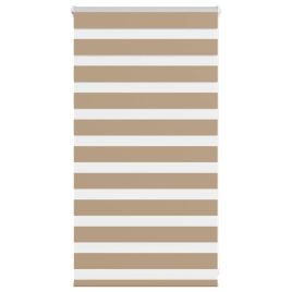 Zebra Blind Sand Brown 85x100 cm Fabric Width 80.9 cm Polyester