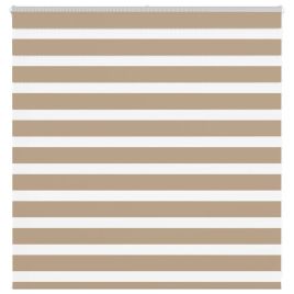 Zebra Blind Sand Brown 150x100 cm Fabric Width 145.9 cm Polyester