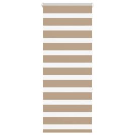 Zebra Blind Sand Brown 65x150 cm Fabric Width 60.9 cm Polyester