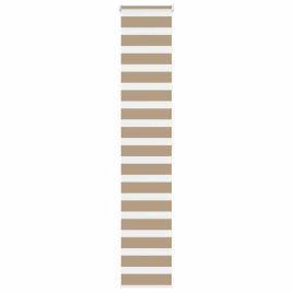 Zebra Blind Sand Brown 50x200 cm Fabric Width 45.9 cm Polyester