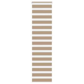Zebra Blind Sand Brown 65x200 cm Fabric Width 60.9 cm Polyester