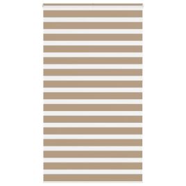 Zebra Blind Sand Brown 120x230 cm Fabric Width 115.9 cm Polyester