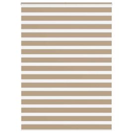 Zebra Blind Sand Brown 155x230 cm Fabric Width 150.9 cm Polyester