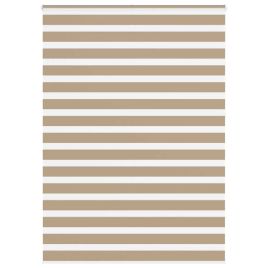 Zebra Blind Sand Brown 165x230 cm Fabric Width 160.9 cm Polyester