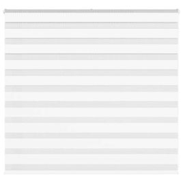 Zebra Blind White 155x100 cm Fabric Width 150.9 cm Polyester