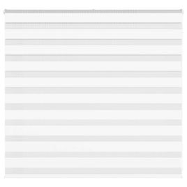 Zebra Blind White 160x100 cm Fabric Width 155.9 cm Polyester